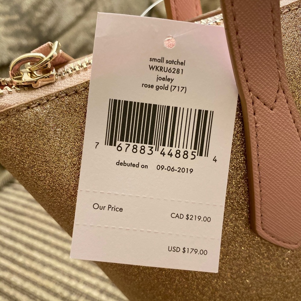 Kate spade small glitter satchel and cardholder - Picture 3 of 6